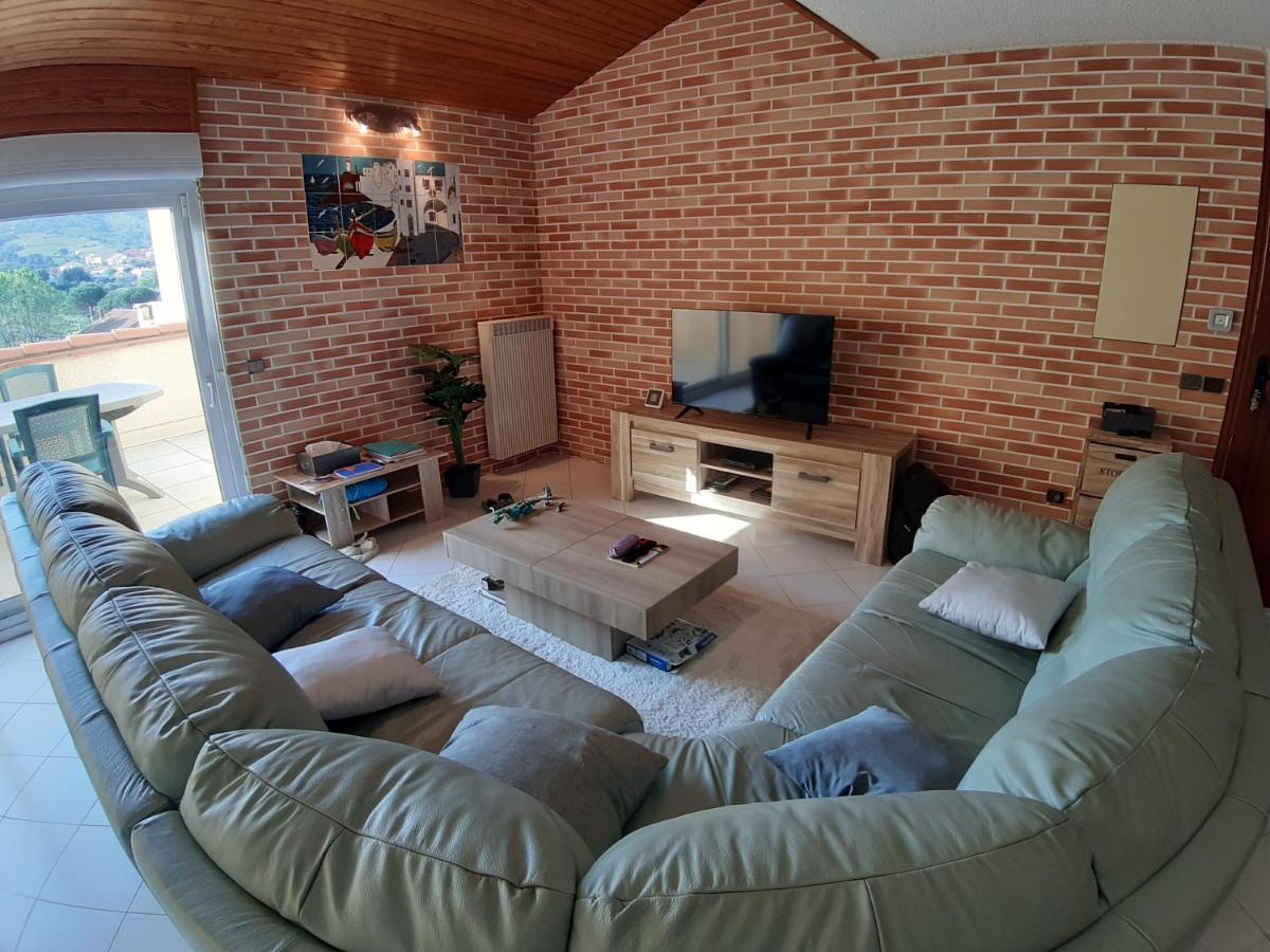 Superbe Appartement De 94M2 Avec Vue Sur Le Fort St Elme Collioure Esterno foto